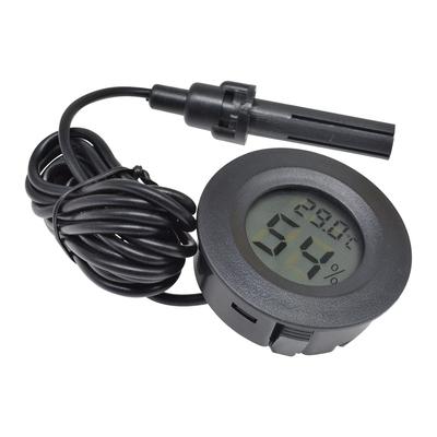 Neues Mini LCD Rundes Eingebettetes Digitales Thermometer und Hygrometer mit 1,5m Sonde Erkennungsmodul Feuchtigkeitssensor für Aquarium
