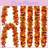 Autumn Artificial Maple Leaf Garland For Wedding Decor And Outdoor Events