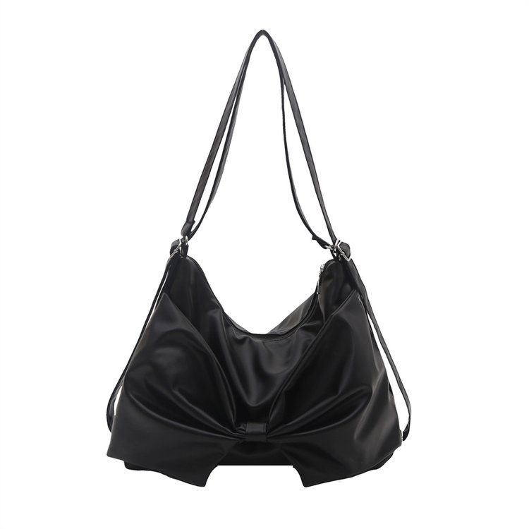 Korean-style Cute PU Leather Big Bowknot Backpack Crossbody Bag Shoulder Bags Large-capacity Storage Bag Woman Bags Wallet