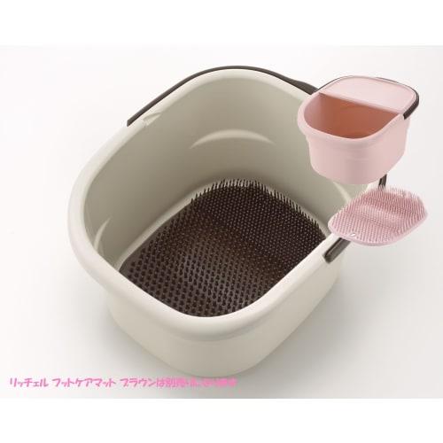 Richell Foot Bath Bucket, Pink, 32 x 38.5 x 21