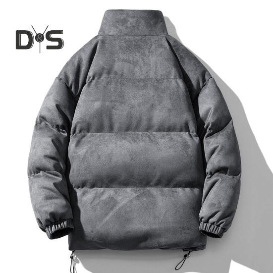 Bomullsrock med Blixtlåslist Ståkrage Mockaläder Ytskikt Dragsko i Fållen Vinter Ytterkläder Vindtät Värmeisolerande Rock