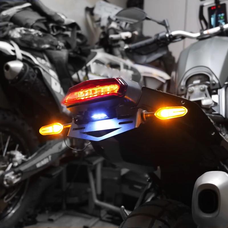 Motorcycle Tail Tidy License Number Plate Holder Bracket for Yamaha Tenere 700 XTZ700 2019 2020 2021 2022 2023 2024