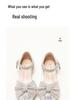 Mädchen Prinzessin Kristallschuhe - Frühling/Sommer 2025: Glänzende Leder-High Heels mit weicher Sohle für Kleinkinder