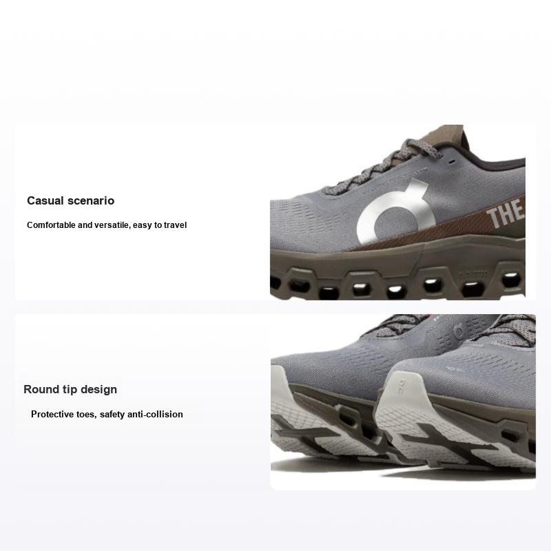 Кроссовки мужские Loop Running Supply x Pleasures x Cloudmonster 2 Mist Olive серые 3MF10493192 45