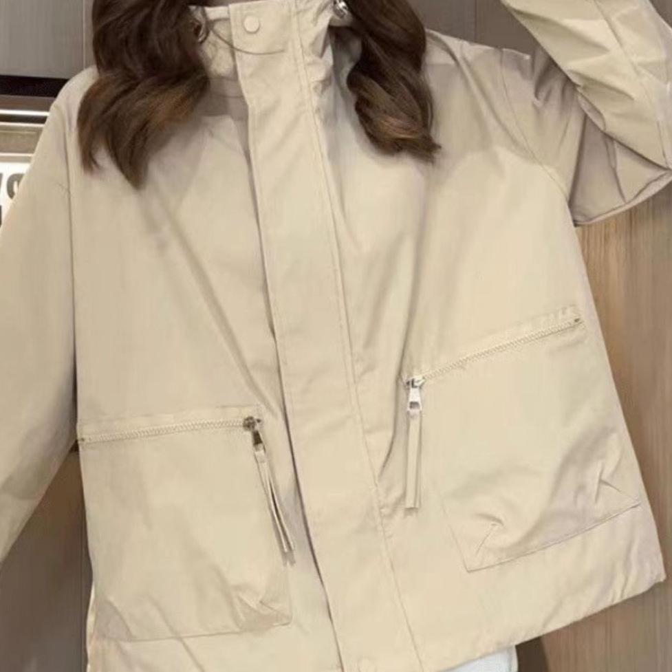 Women's Purple Retro Baseball Jacket - Lightweight, High-End Casual Cardigan for Spring and Autumn