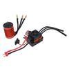 Безколекторний двигун ESC 4-полюсний 12-слотовий 3300KV та 60A ESC для безколекторного RC автомобіля 1:10