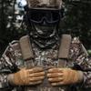 Spring Autumn Tactical Gloves Men's Rubber Shell Protection Thickened All Finger Touch Screen Outdoor Riding Cold Protection