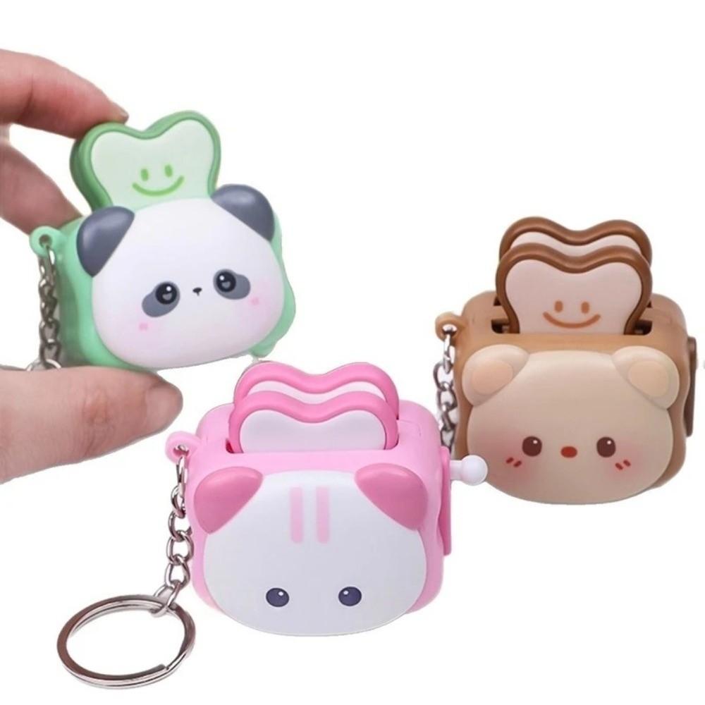 Panda Creative Keychain Cute Cartoon Mini Keychain Fashion Bag Pendant Toy  Gift