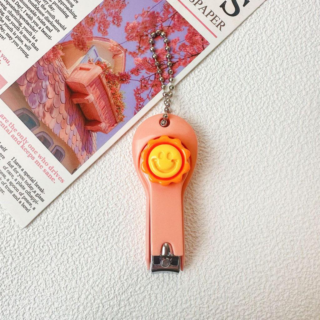 Cute Cartoon Nail Clippers for Kids - Portable, Anti-Splash Manicure Pliers for Children and Students