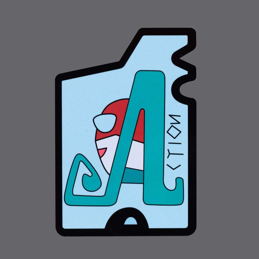 BANDAI Action Kamen Soft Vinyl Action Kamen Card Red &