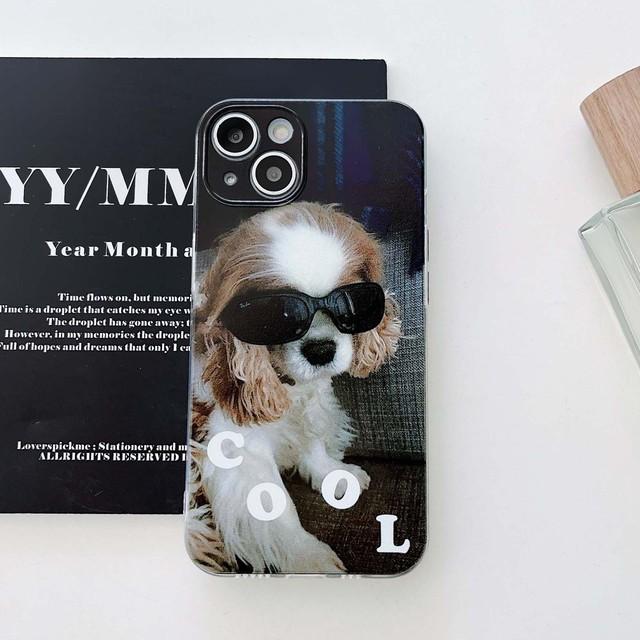 

Чехол для телефона Cool Dog Relif с 3d мультяшным рисунком Ins для Iphone 14 Pro Max 7 8 Plus 12 Mini 13 11 Promax Xsmax Xr X, силиконовый мягкий чехол, чехол for iphone 11PROMAX