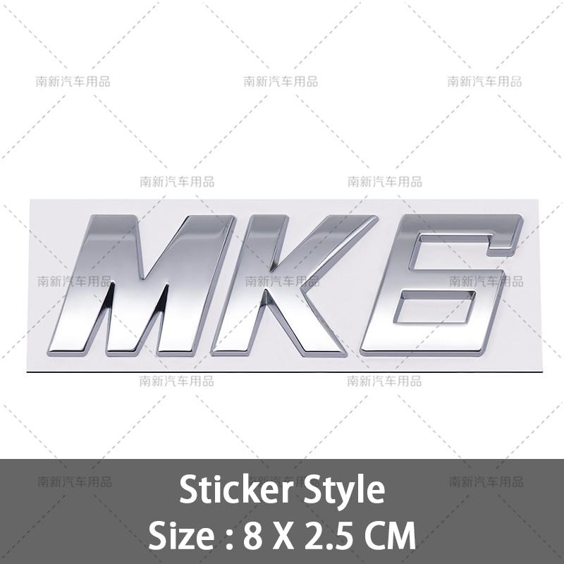 For VW VOLKSWAGEN 2026 New 3D MK5 MK6 Mk7 MK7.5 MK8 Badge Logo Car Rear Trunk Emblem Car Styling For VW Volkswagen Golf MK 5 Mk 