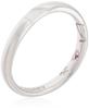 ESTELLE Ruby Silver Disney Pairing Rings for Men, HEART, 0191-0698-0017-0019, Japanese Size 19