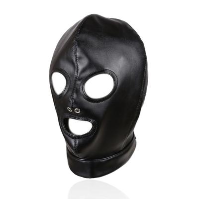 Role Play Maska Cosplay Bondage Sexy Kůže Větraná Odkrývající Ústa Maska na Oči Kapuce Cosplay Animace Unisex Párty Fáze Rekvizity