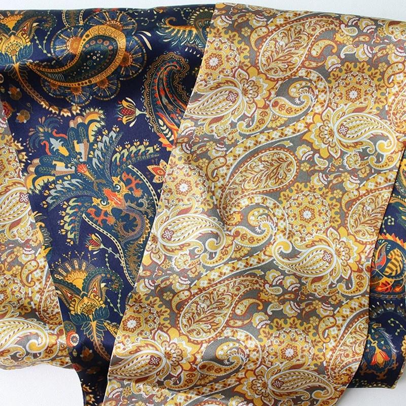 Double Layer Walnut Flower Pure Silk Long Neck Scarf Women Mulberry Silk Scarf Versatile Multi-function Long Scarf