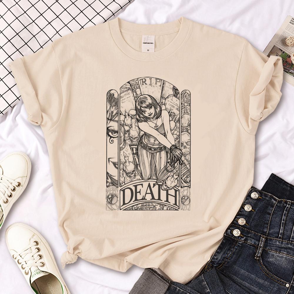 SandUnisex t shirt Women Japanese Unisexga Y2K t shirt female harajuku designer comic clothing S