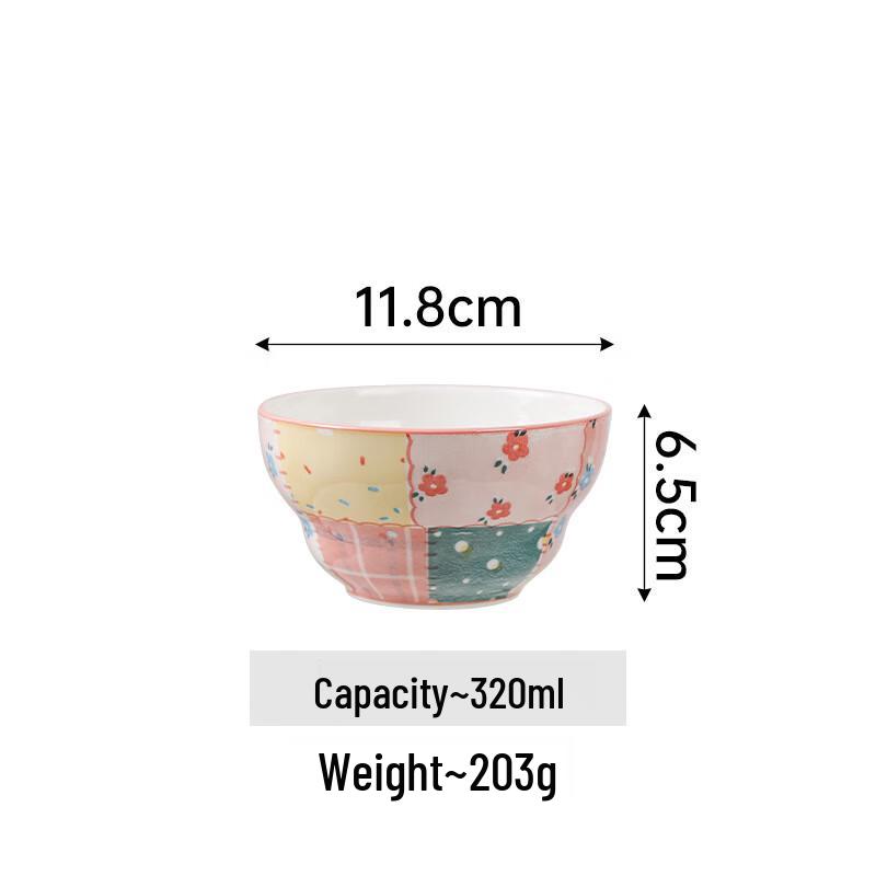 

ZISIZ Hand-Pinched Gourd Ceramic Rice Bowls