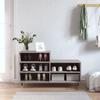 VidaXL Shoe Cabinet Sonoma Grey 102x36x60 Cm Engineered Wood 831386