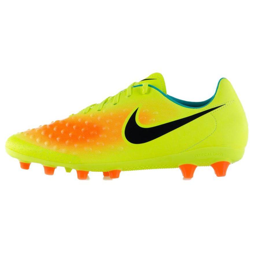 

Nike Magista Onda 2 Artificial Turf Shock Absorption Non-Slip Soccer Shoes Men Soccer Shoes Green Orange 844419-708 42