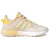 adidas ZX 2K Boost Pure Wonder Weiß Orangefarbener Stich Damen-Sneaker Solar-Gold GZ7875