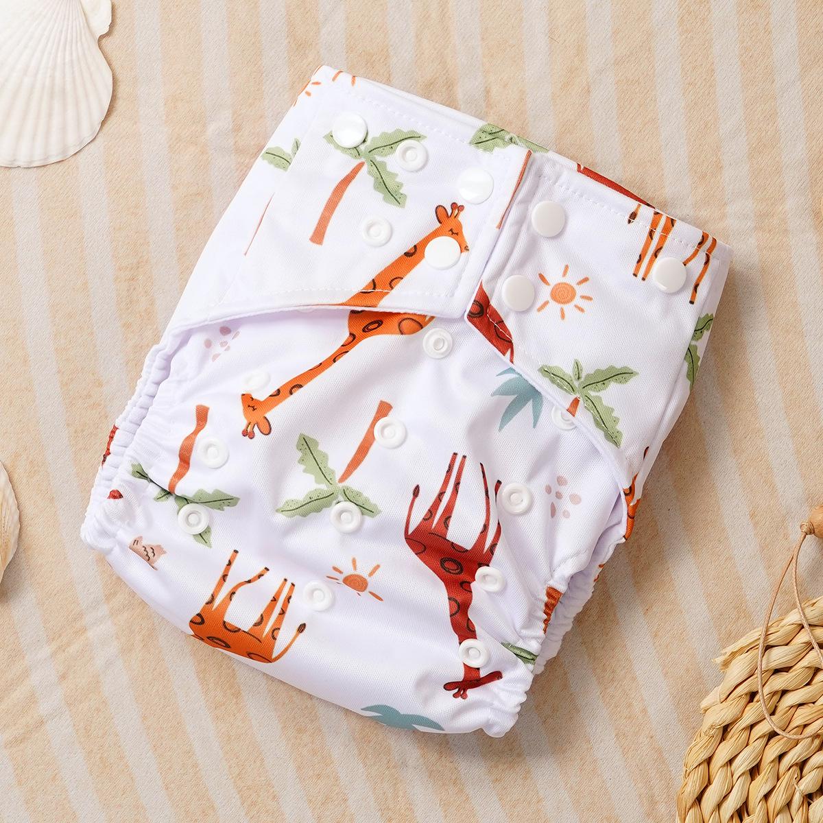 

Водонепроницаемые и герметичные многоразовые детские подгузники Happyflute, которые можно стирать One Size