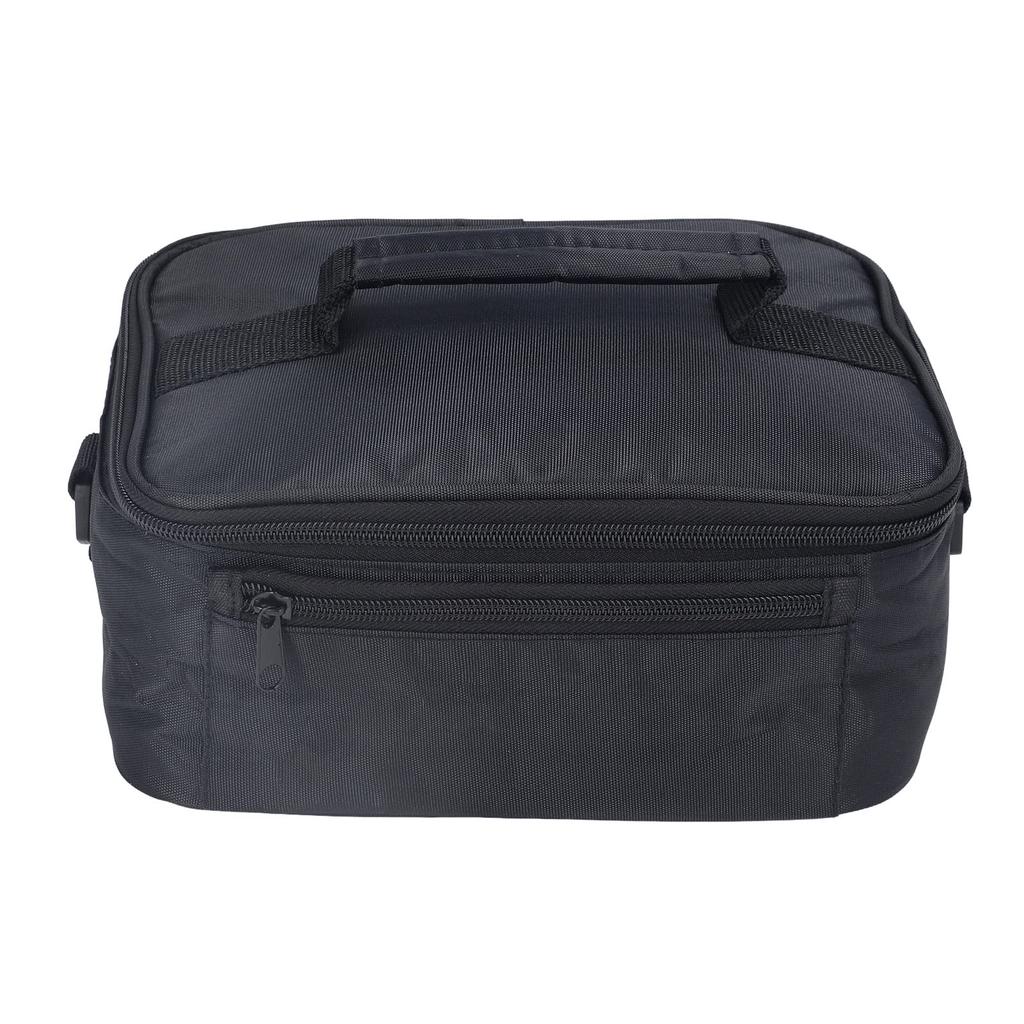 Atyhao Tragbarer Speisenwärmer, Mini-Ofen Mikrowellenofen für Reisen, Camping und Büroarbeit (Schwarz)