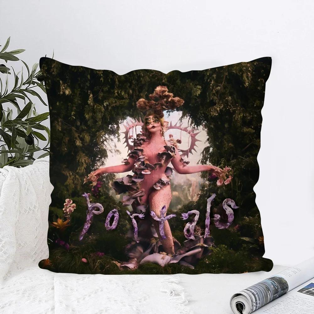 1 PZ Federa Cuscino Album Melanie Martinez Gioco Caldo Decorazione Divano Casa Stampa Double-sided Peluche Corto Carino Copricuscino