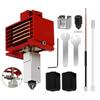 Tuox1c/p1p Bamboo Extruder Head 3.0: Upgraded Steel 3D Printer Hotend, High-Temp Removable Component.
