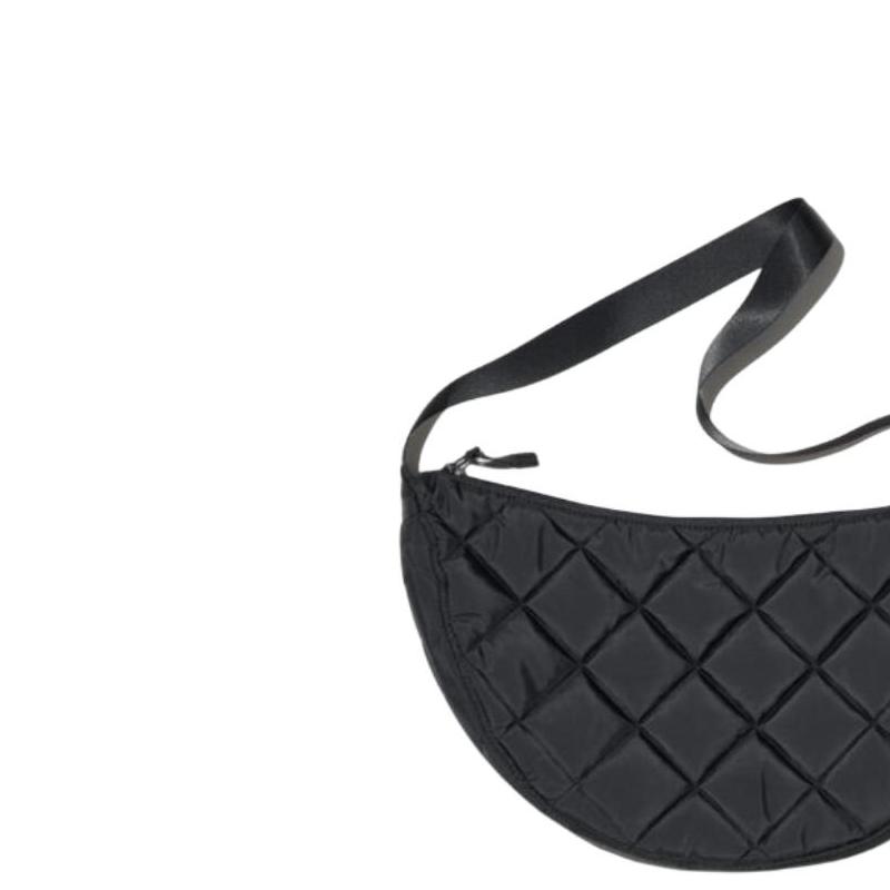 UNIQLO Diamond Quilted Casual Fashion Shoulder Crossbody Bag Women bags Black 472785-09