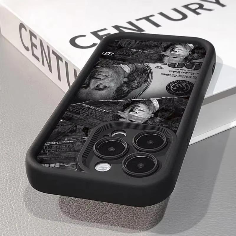 Black Dollar Banknote Design Phone Case For IPhone 17 17Air 16 15 14 Plus 13 12 11 Pro Max Case Cover Funda Bumber Coque