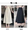2024 Summer Women's Retro High-Waisted Jacquard Midi Skirt