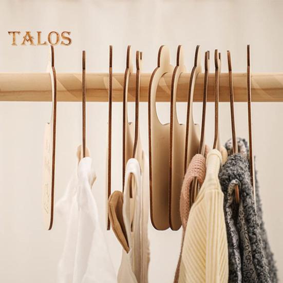 7/8 Pcs Baby Wardrobe Dividers Closet Wooden Baby Garment Size Markers Newborn To Toddler Baby Clothes Size Dividers for Daily Baby Clothes