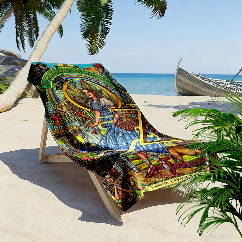 Magic Adventure Oz Beach Towel Beach Portable for Travel Absorbent Bath Towel Quick-drying Swim Towel Seaside Outdoor Picnic Beach Mat Fashion