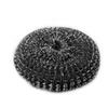 Steel Wool Scrubber Dish Brush With Handle Deep Cleaning Metal Set For Kitchen