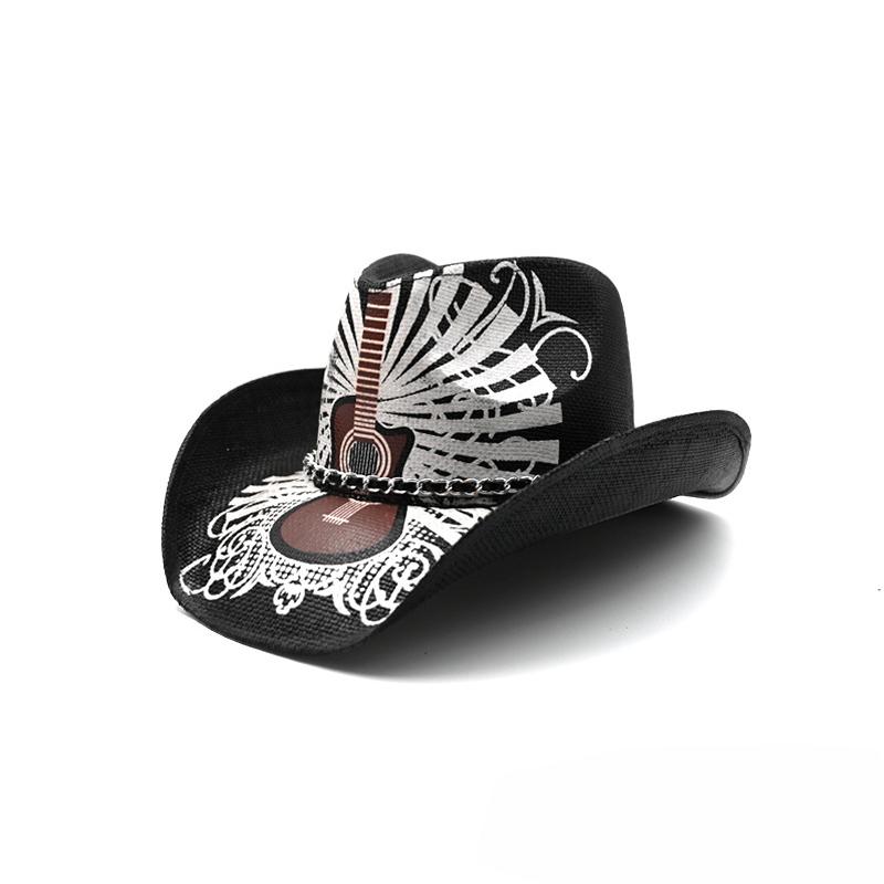 Hats Cowgirl Hats American Western Cowboy Hat Summer Straw Hat Breathable Fashion Trend Sun Shield Hat Panama Jazz Cap