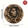 Iron Tree Spirit Metal Wall Decor 2D Flat Nature Art Rustic Gift
