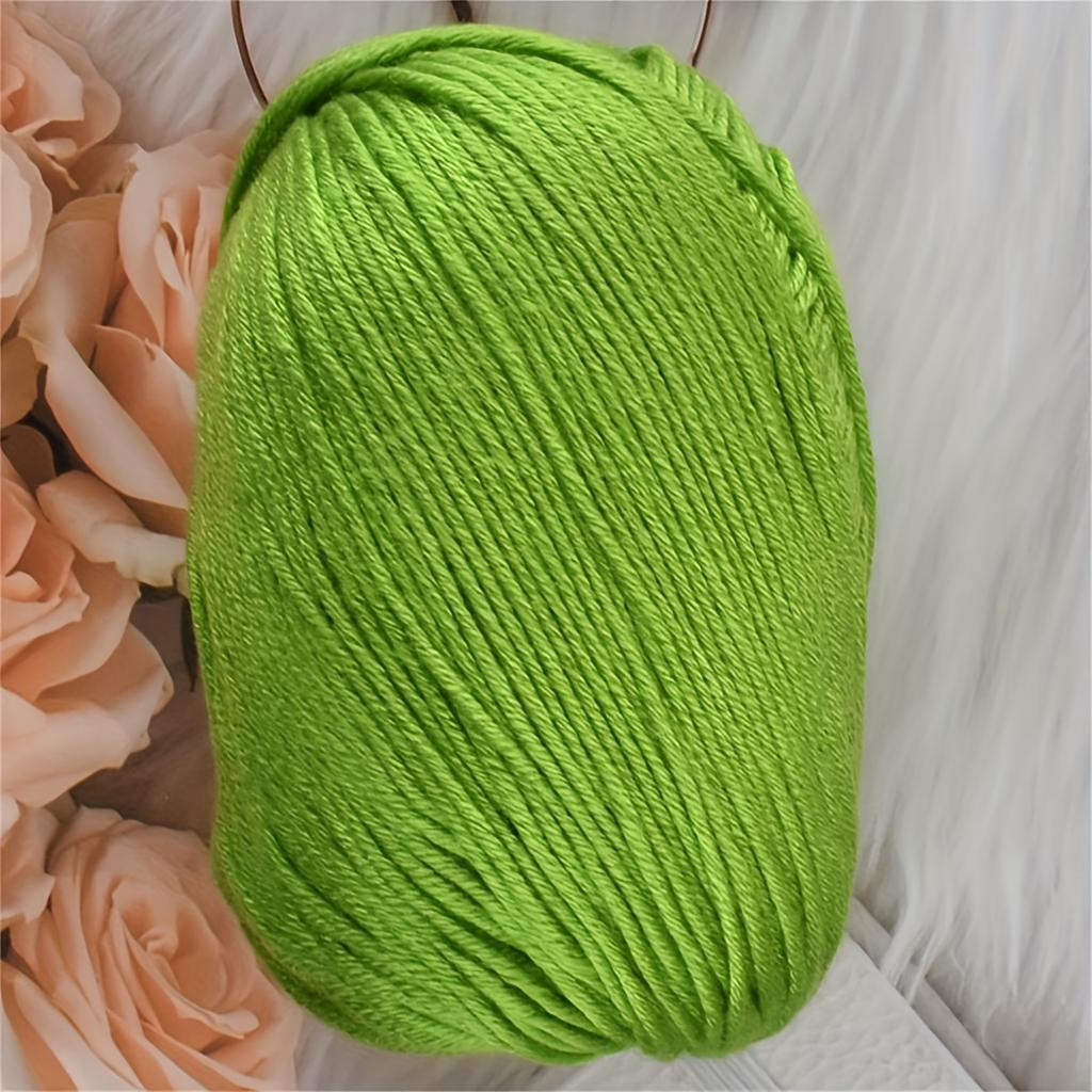 6pcs 300g/10.56oz RayonYarn Soft & Machine Washable Knitting Crochet Yarn for Sweaters Jewelry Making DIY Craft Yarn for Clothing & Accessories