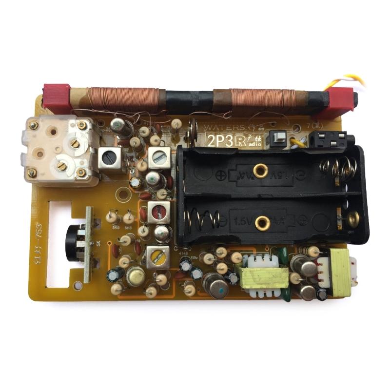 DIY 2p3 Portable Radio Kit AM FM Radio Transmitter For School Training Radio Experiment Nostalgic Pattern