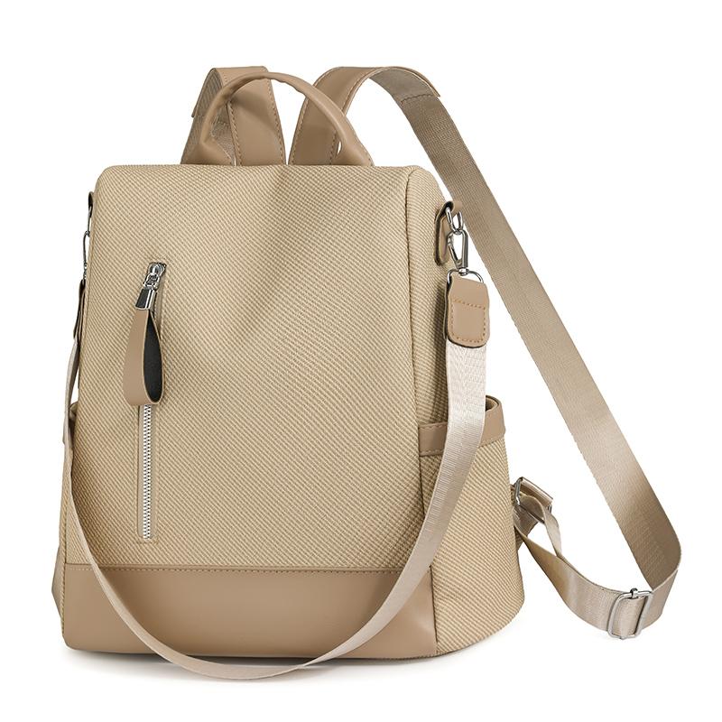 Μαλακό Δερμάτινο Σακίδιο Αντικλεπτικό Σακίδιο Ταξιδίου Μεγάλης Χωρητικότητας Τσάντα Ώμου Πολλαπλών Θέσεων Σχολική Τσάντα Μαθητή