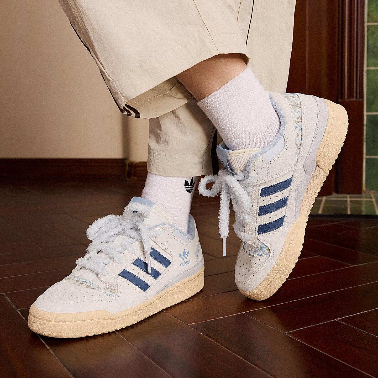 adidas Forum Low Белый Подержанный Чернила (Женский) 39