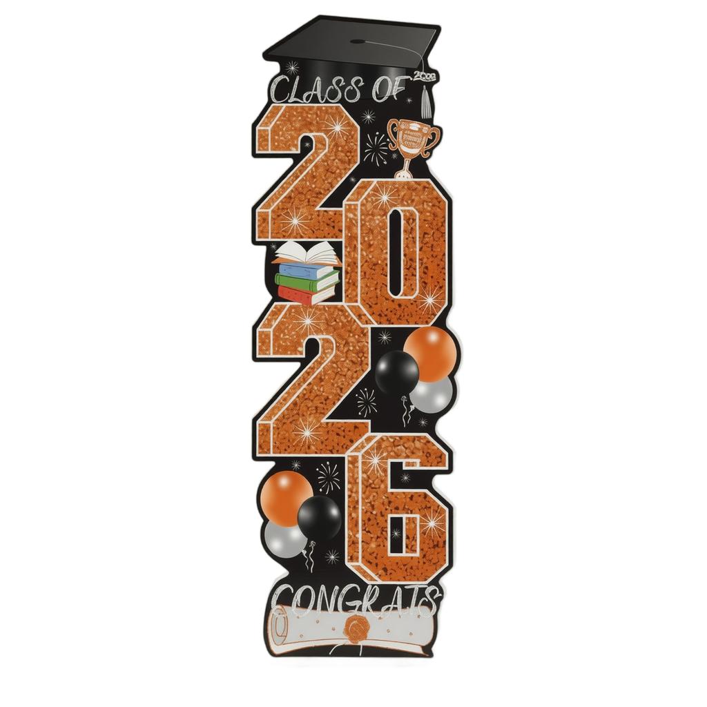 Graduation Season Yard Sign Set Hollow Board Lawn Decoration School Courtyard Outdoor Display Graduation Party Supplies Standee