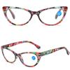 1Pc Stylish Floral Reading Glasses Urltra-Lightweight Design Eye Protection Women Flowers Elegant Comfort Fit Eyeglasses Vision Care +1.0~5.0