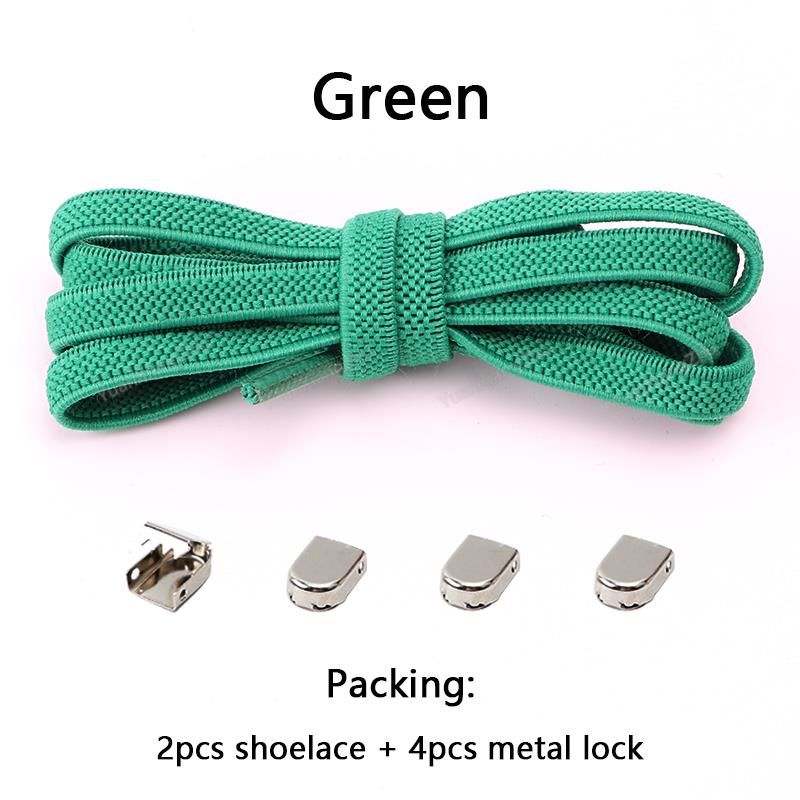 No tie Shoe laces Elastic laces Sneakers Flat Shoelaces without ties Quick Shoelace for Shoes Kids Adult One Size fits All Shoes