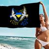 U-UkraineS Flag Beach Towel Colorful Bath Towels For Girl Microfiber Quick Dry Custom Sand Free Beach Yoga Spa Gym Pool