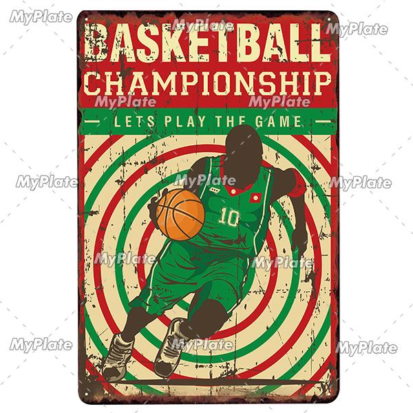 Soccer Metal Sign Vintage Plaque Tin Sign Wall Decor For Home Bar Pub Club Plate Crafts Art Poster Gift Sport Tennis Poster