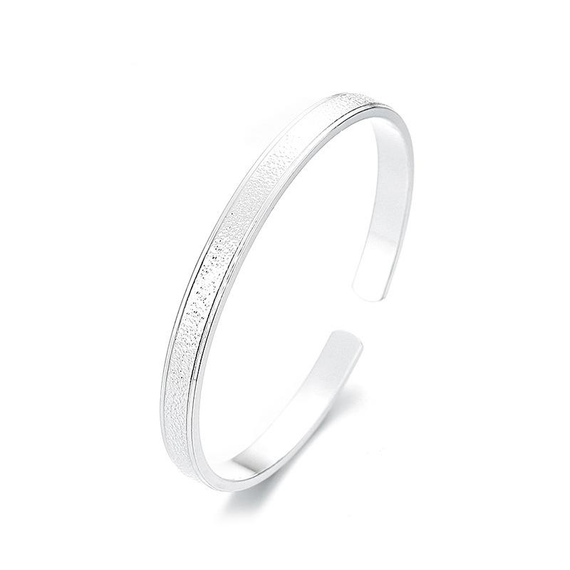 New Love Like Stars Bracelet, Women's Frosted Solid Bracelet, Feeling Like First Time Silver Bracelet, Young Friend Gift