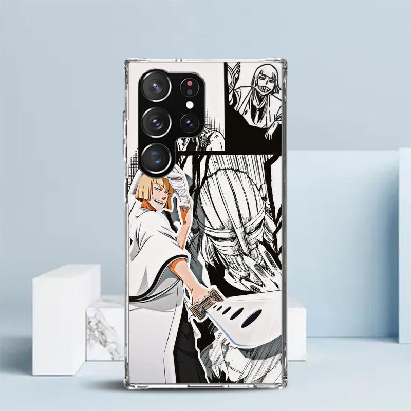 Bleach Shinji Hirako Soft Cover for Samsung Galaxy S25 Edge S26 S24 S23 Ultra Phone Case S22 S21 Plus S20 FE Print Pattern Shell