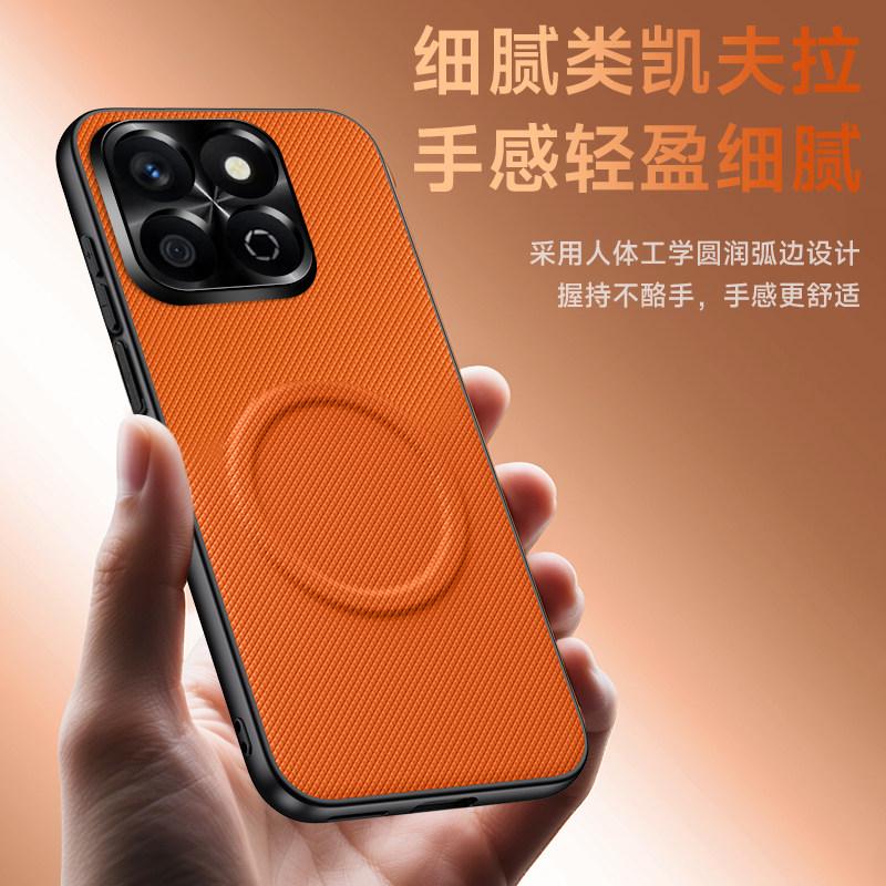 For Xiaomi 15T 14T Pro For Magsafe Magnetic Matte Fine Grain PU Leather Cover For Mi 15T 14T Metal Lens Protection Cover Shell
