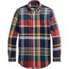 Polo SS23 Plaid Pony Logo Embroidered Long Sleeve Shirt Men Shirts Multicolor MNPOWOV16820952-999