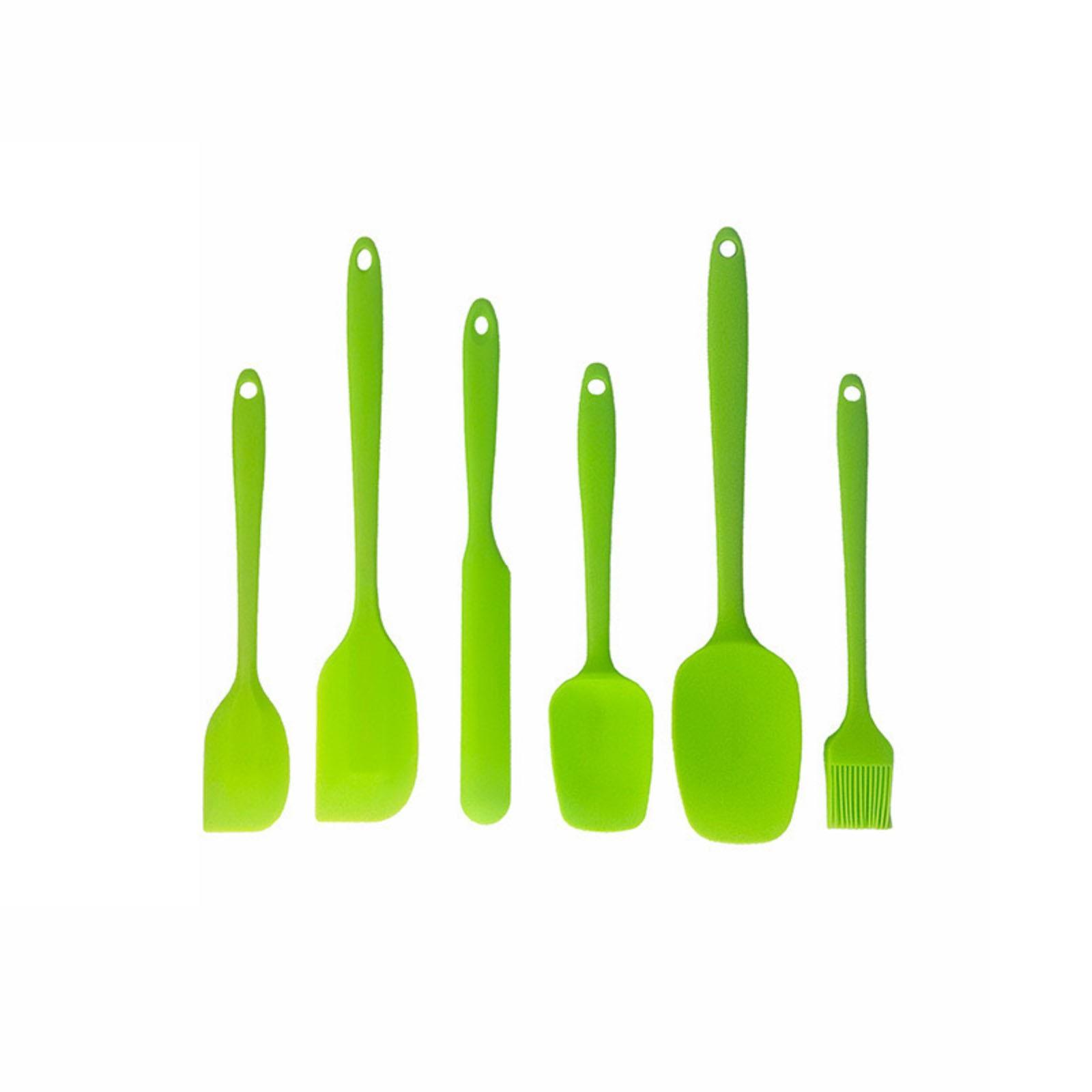 

Силиконовый кухонный набор из 6 предметов Лопатка Кисточка для масла Скребок Набор инструментов Силиконовый скребок для крема Инструмент для выпечки Набор из шести предметов One Size